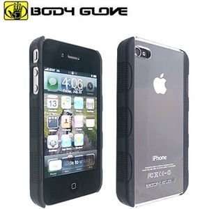  Apple iPhone 4 Fringe Body Glove Cover (Clear/Black) Cell 