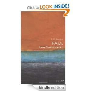 Paul A Very Short Introduction E. P. Sanders  Kindle 