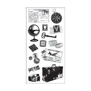  Paper Company Clear Stamps 4X8 Sheet   Journey Icons 