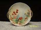 Limoges H/P Cake Plate with Strawberries