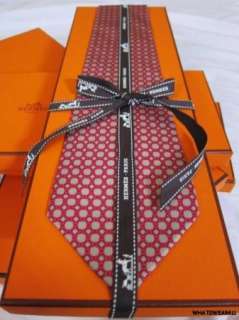 HERMES TIE Silk Necktie 5394 OA Brand New Gorgeous and Never Tied 