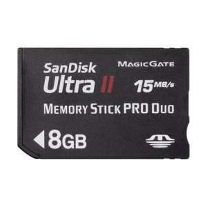 8GB Ultra II Memory Stick PRO Duo Memory Card Electronics