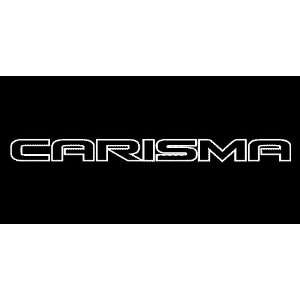  Mitsubishi Carisma Outline Windshield Vinyl Banner Decal 