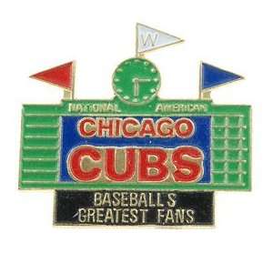  Chicago Cubs Wrigley Scoreboard Souvenir Pin Sports 