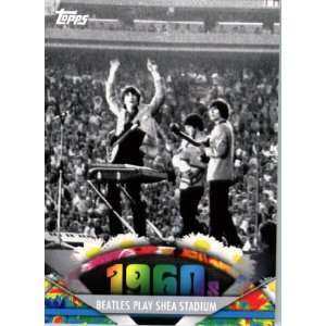  2011 Topps American Pie Card #90 Beatles Play Shea Stadium 