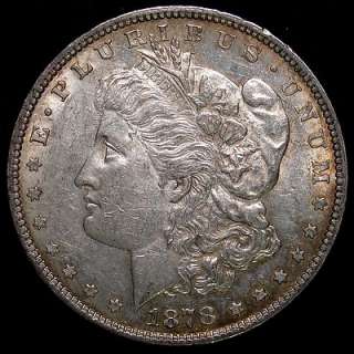 Strong 7/8 TF morgan dollar variety. About Uncirculated with some 
