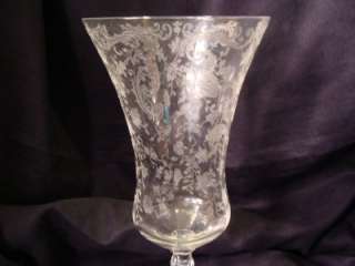 CAMBRIDGE CHANTILLY Etch Iced Tea Glass Excellent Condition  