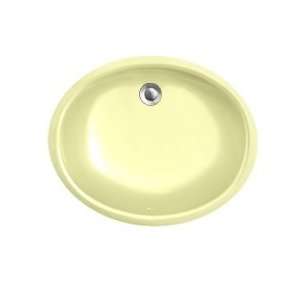   Carolina Undermount Oval Shape Bathroom Sink and 0 Faucet Holes 990