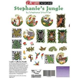  Stephanies Jungle Embroidery Designs by Stephanie Stouffer 