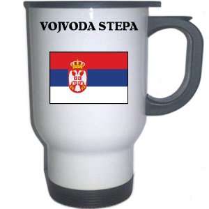  Serbia   VOJVODA STEPA White Stainless Steel Mug 