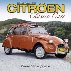  Citroen Classic Cars 2012 Wall Calendar 12 X 12 Office 