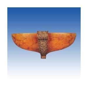  Carthay Wall Sconce in Katera Rust Shade Color Seville 