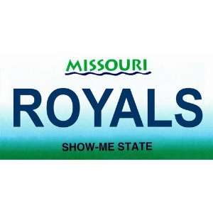  LP 2093 Missouri State Background License Plates   Royals 