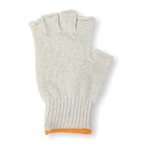  String Knit Gloves Glove,PolyCotton,Fingerless,Natural,L 
