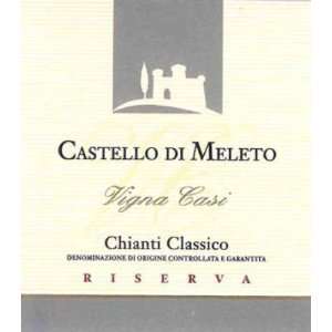   Castello Di Meleto Chianti Classico Riserva AVigna Casia Docg 750ml