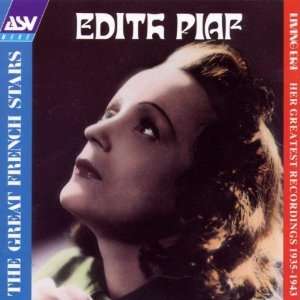    The Great French Stars Edith Piaf (music CD) 