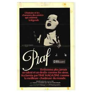  Piaf Original Movie Poster, 25 x 38 (1982)