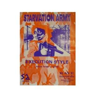  Starvation Army Poster Execution Style 