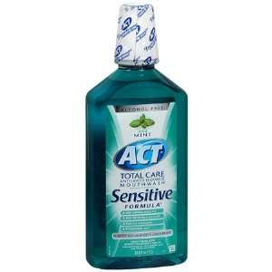 Act Total Care Anticavity Fluoride Mouthwash Sensitive Formula Mild 