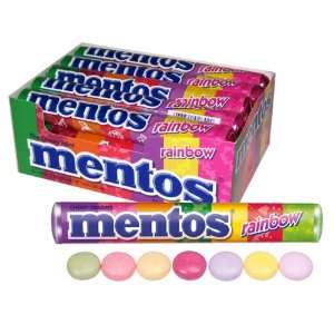Mentos Rainbow Roll (Pack of 15) Grocery & Gourmet Food