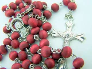 St Saint Therese Rose Pedal Rosary Beads Cross Crucifix  