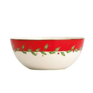  Lenox HOLIDAY RED DW ALL PURPOSE BOWLS S/4
