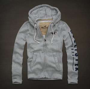   Abercrombie Mens Hoodie Jumper Jacket, S / L Gray Boat Canyon  