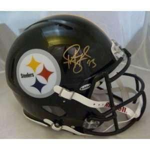 Troy Polamalu Signed Helmet   Authentic   Autographed NFL Helmets 