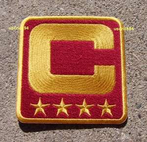 San Francisco 49ers 5th year Captain C Red Patch  