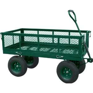 Sandusky Lee CW Steel Crate Wagon, Green, 1400 lbs Load Capacity, 27 3 