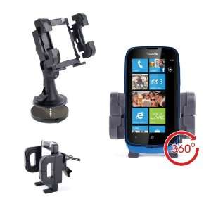   Suction Mount For Nokia Lumina 610 With Adjustable Arms Electronics