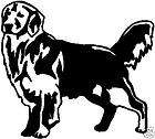 black vinyl decal golden retriever dog puppy fun sticker hunt