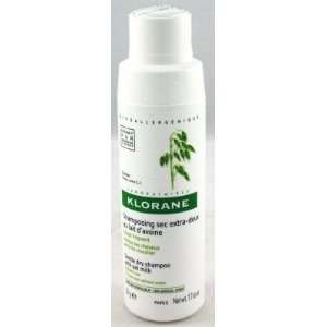  Klorane Shampoo Dry 1.7 oz. Gentle With Oat Milk Non Aero 