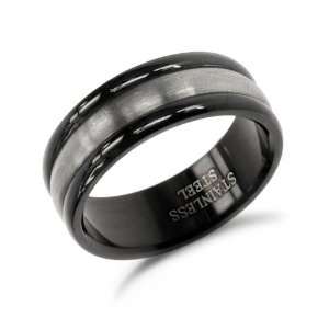  Mens Stainless Steel Wedding Band Ring, 11 Jewelry