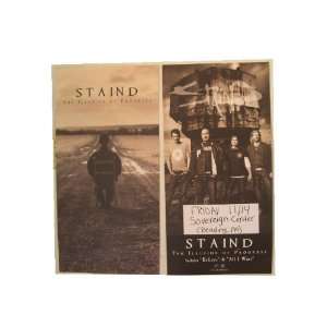  Staind Poster Band Shot 2 Sided Illusion Of Progr 