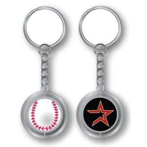    Houston Astros Rubber Baseball Spinning Key Ring