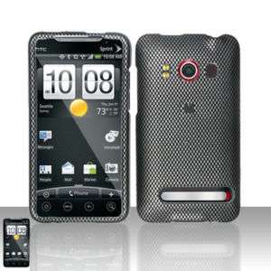 HTC Sprint Evo 4G Carbon Fiber Hard Case Phone Cover  