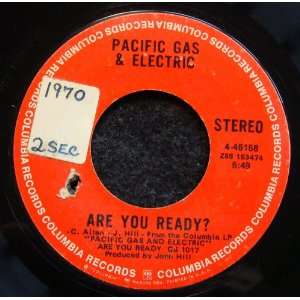  Are You Ready? / Staggolee Pacific Gas & Electric Music
