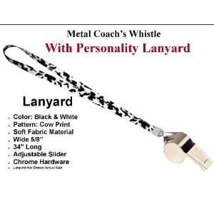 Metal Coach Referee Whistle with DLX Personality 34 Adjustable 