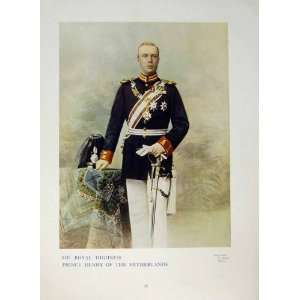 Portrait C1907 Prince Henry Albert Ernest Netherlands  