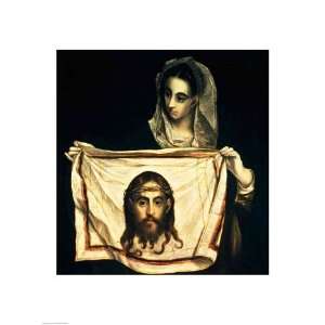  St.Veronica with the Holy Shroud   Poster by El Greco 