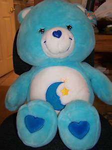 Jumbo 25 Care Bear Plush Bedtime Bear Moon & Star Tags  