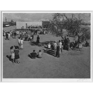  Band concert,Manzanar Relocation Center / photograph by 