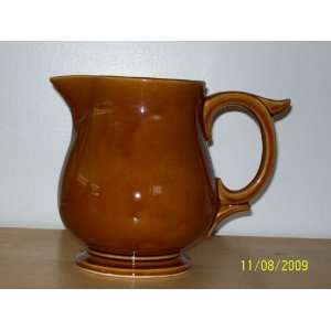 McCoy Pottery Large Brown Pitcher 1950 60
