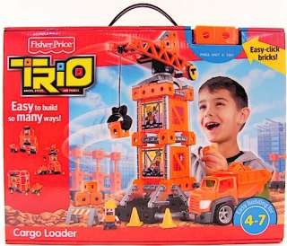 Fisher Price Trio Cargo Loader Building Set P6834 Toy  
