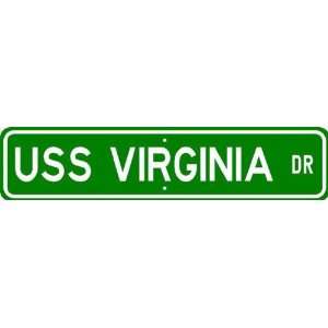  USS VIRGINIA SSN 774 Street Sign   Navy Patio, Lawn 