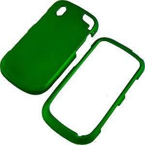  Green Rubberized Protector Case for Pantech Hotshot 