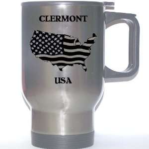  US Flag   Clermont, Florida (FL) Stainless Steel Mug 