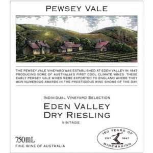  2010 Pewsey Vale Eden Valley Riesling 750ml Grocery 