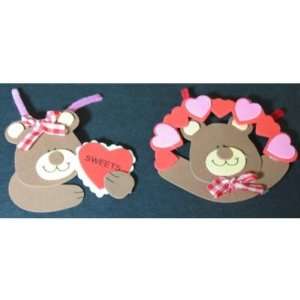  Valentine Treat Bag Decoration Craft Kits Case Pack 60 